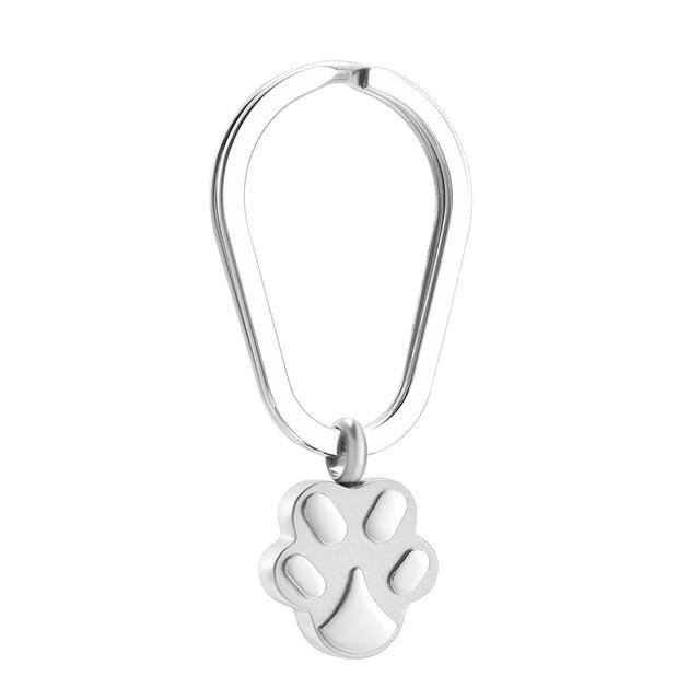 Keychain - Pet Paw Shaped Cremation Urn Keychain