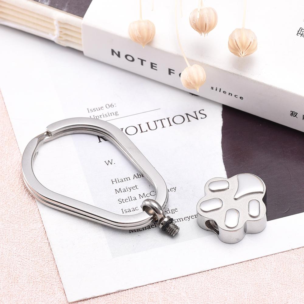 Keychain - Pet Paw Shaped Cremation Urn Keychain