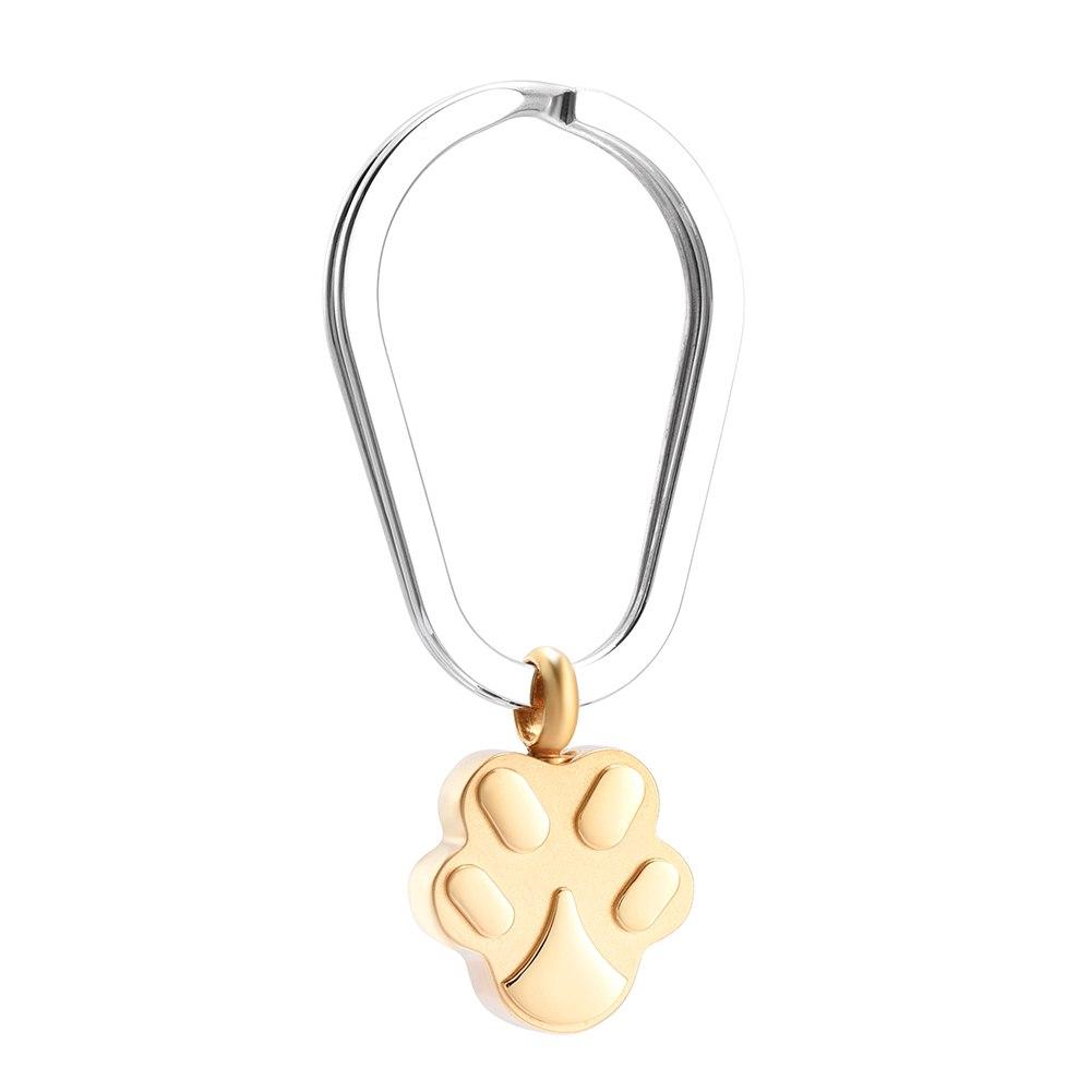 Keychain - Pet Paw Shaped Cremation Urn Keychain