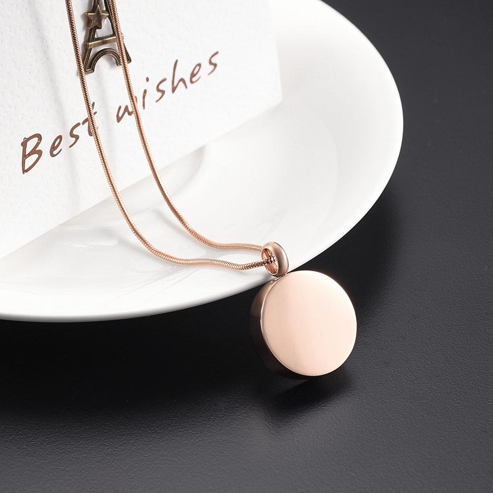 Paw Print Cremation Urn Necklace Etched With A Heart