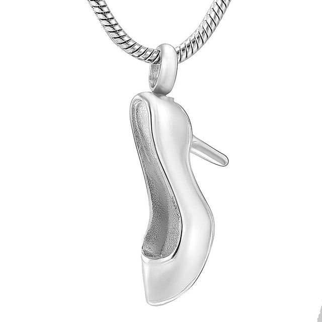Classy High-heeled Shoe Cremation Necklace Cremation Necklace Cherished Emblems