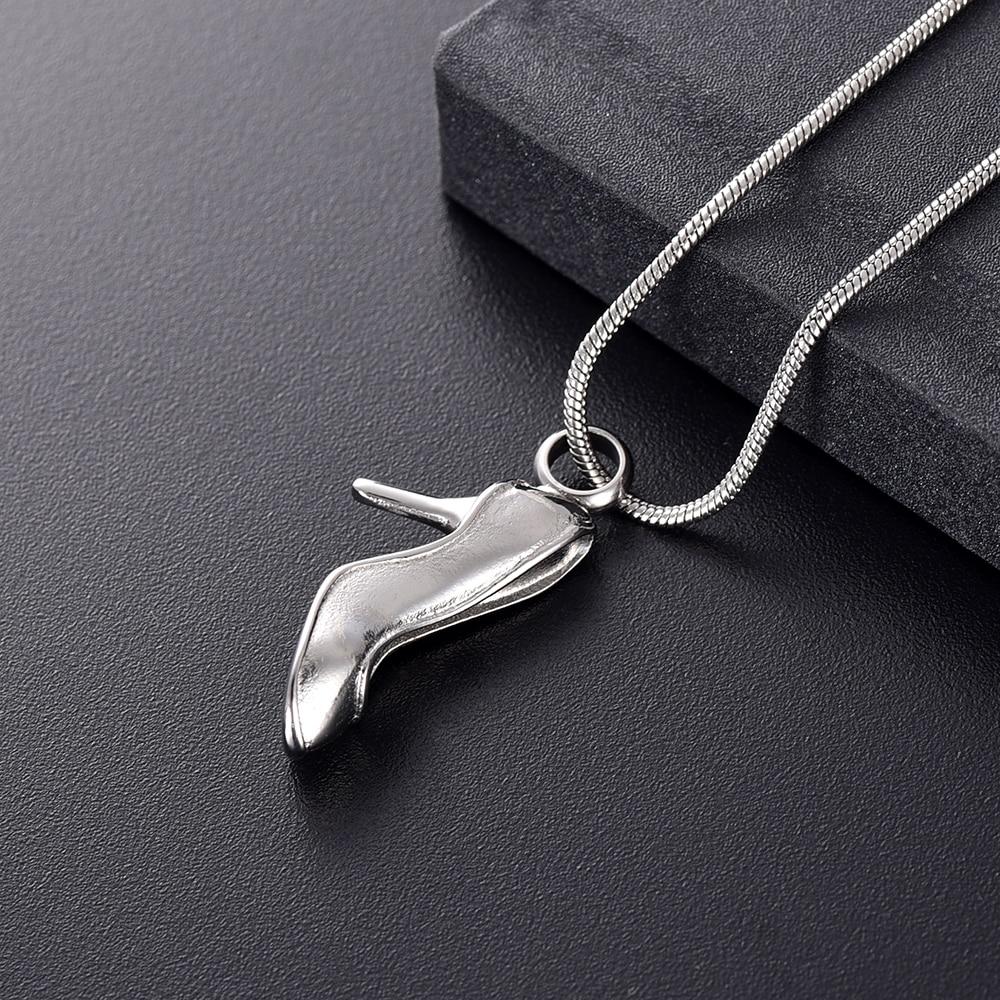 Classy High-heeled Shoe Cremation Necklace Cremation Necklace Cherished Emblems