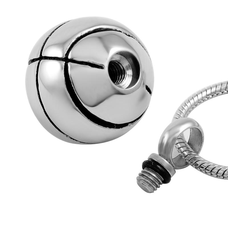 Basketball Cremation Urn Necklace Cremation Necklace Cherished Emblems