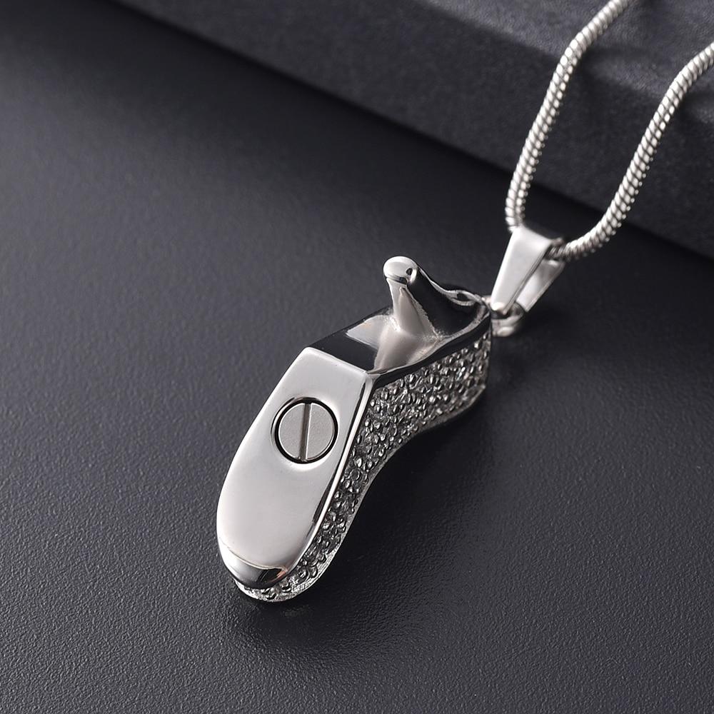 Rhinestone High-Heeled Shoe Cremation Necklace Cremation Necklace Cherished Emblems