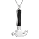 Hammer Shaped Cremation Urn Necklace Cremation Necklace Cherished Emblems 