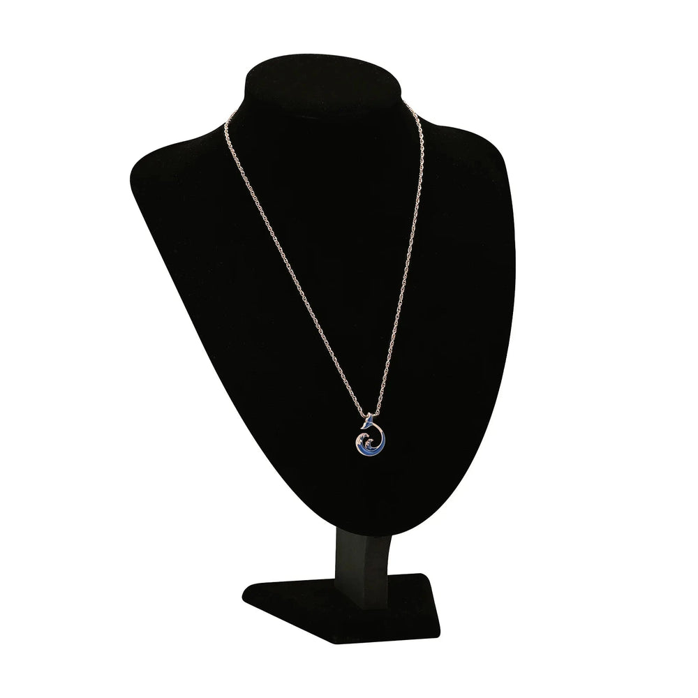 Mermaid Wave Urn Necklace for Ashes Cremation Jewelry Stainless Steel Ashes Pendant Keepsake Memorial Urn Jewelry for Men Women Cherished Emblems 