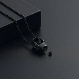 Skull Cremation Urn Necklace Cremation Necklace Cherished Emblems 