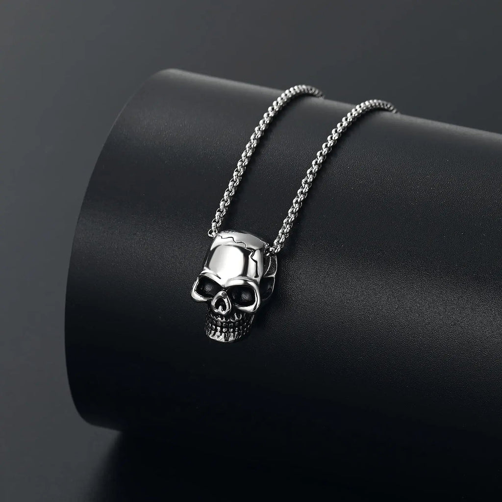Skull Cremation Urn Necklace Cremation Necklace Cherished Emblems 