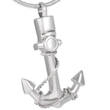 Anchor Cremation Urn Necklace Cherished Emblems 