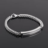 Bracelet - Classic Cremation Urn Bracelet With Gemstones