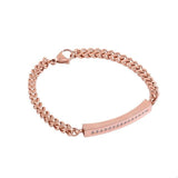 Bracelet - Classic Cremation Urn Bracelet With Gemstones