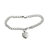 Bracelet - Heart Shaped Charm Urn Cremation Bracelet