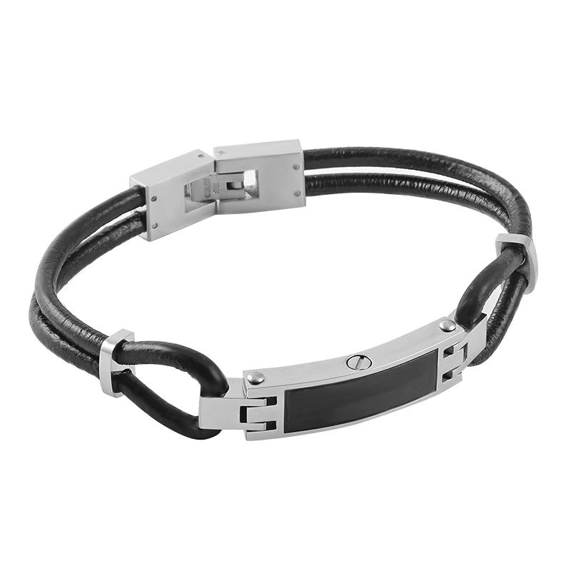 Bracelet - Modern Leather Cremation Urn Bracelet