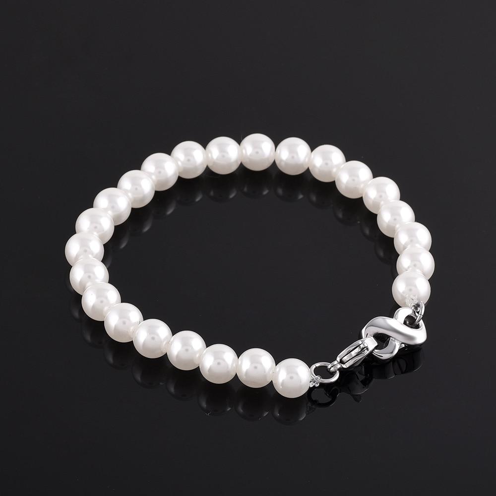 Bracelet - Pearl Bracelet With Infinity Cremation Urn Bracelet