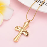 Cremation Necklace - Angel Wing Cross Cremation Urn Necklace