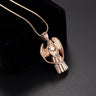 Cremation Necklace - Angel With Wings Cremation Urn Necklace
