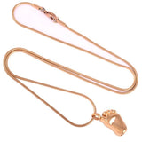 Cremation Necklace - Baby Foot Cremation Urn Necklace