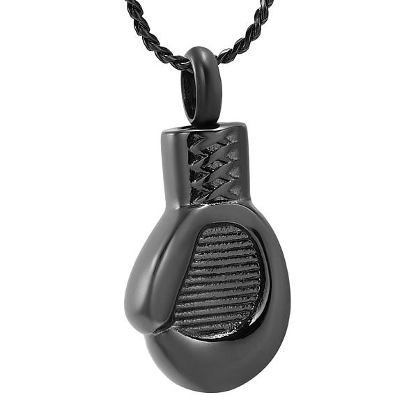 Cremation Necklace - Boxing Glove Cremation Urn Necklace