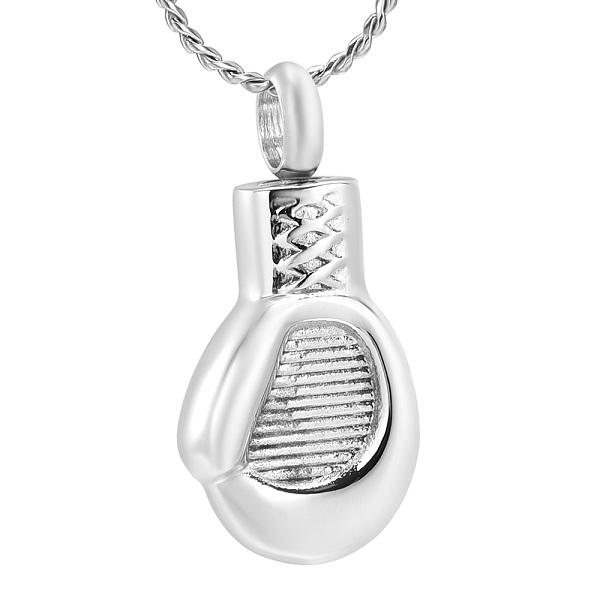 Cremation Necklace - Boxing Glove Cremation Urn Necklace