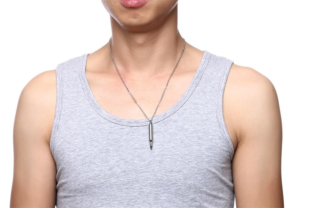 Cremation Necklace - Bullet Shaped Cremation Necklace