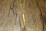 Cremation Necklace - Bullet Shaped Cremation Necklace