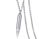 Cremation Necklace - Bullet Shaped Cremation Necklace