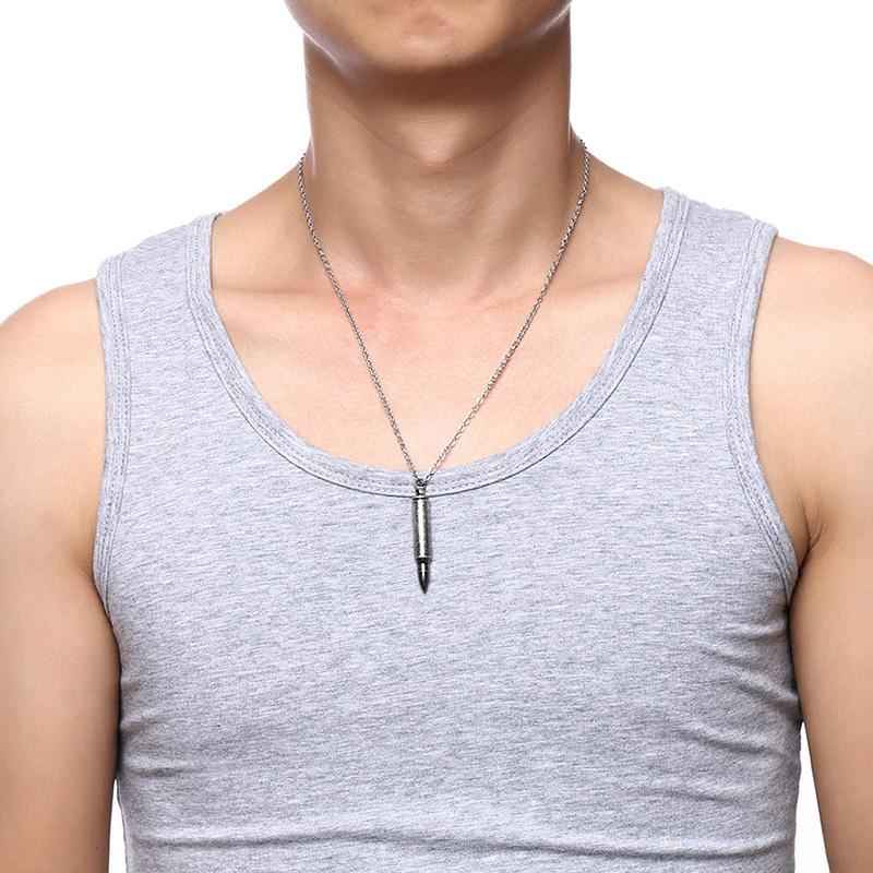 Cremation Necklace - Bullet Shaped Cremation Necklace