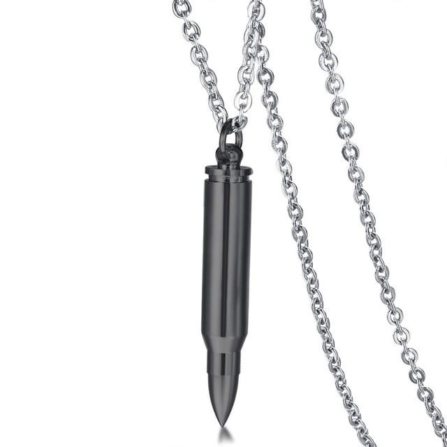 Cremation Necklace - Bullet Shaped Cremation Necklace