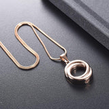 Cremation Necklace - Circle Of Life Cremation Urn Necklace