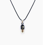 Cremation Necklace - Colored Cylinder Love Cremation Urn Necklace