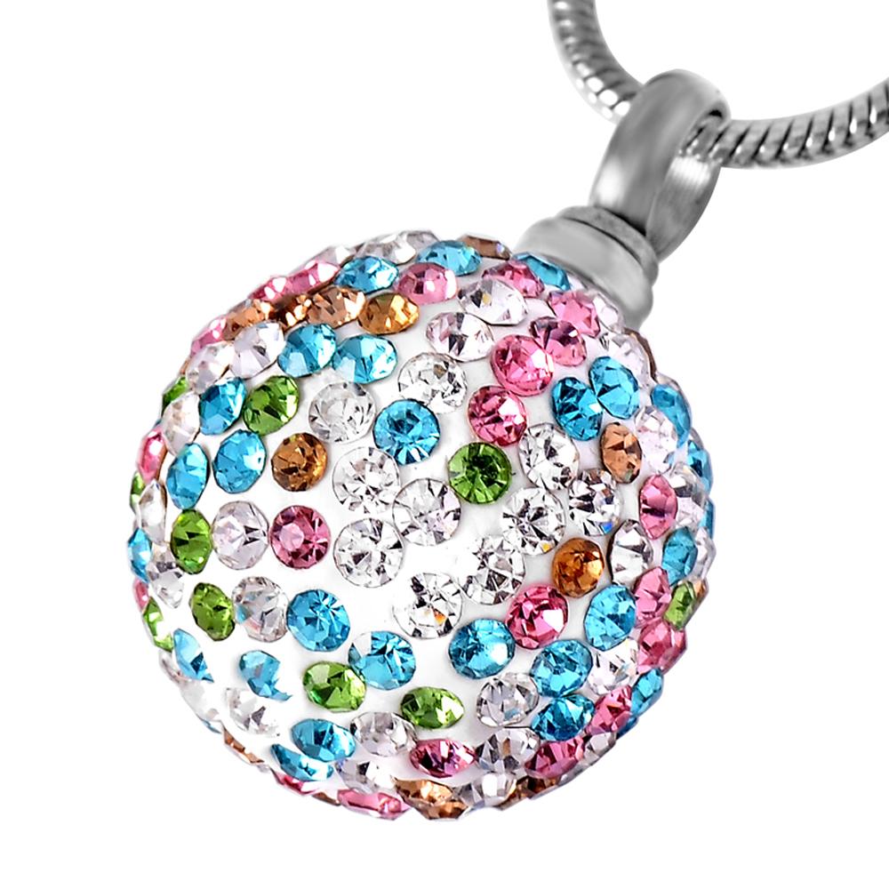 Swarovski urn store necklace