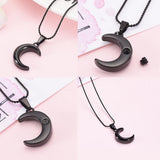Cremation Necklace - Crescent Moon Cremation Urn Necklace