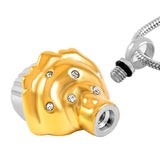 Cremation Necklace - Cupcake Shaped Cremation Urn Necklace