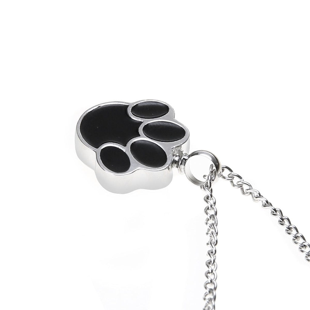 Cremation Necklace - Cute Pet Paw Cremation Necklace