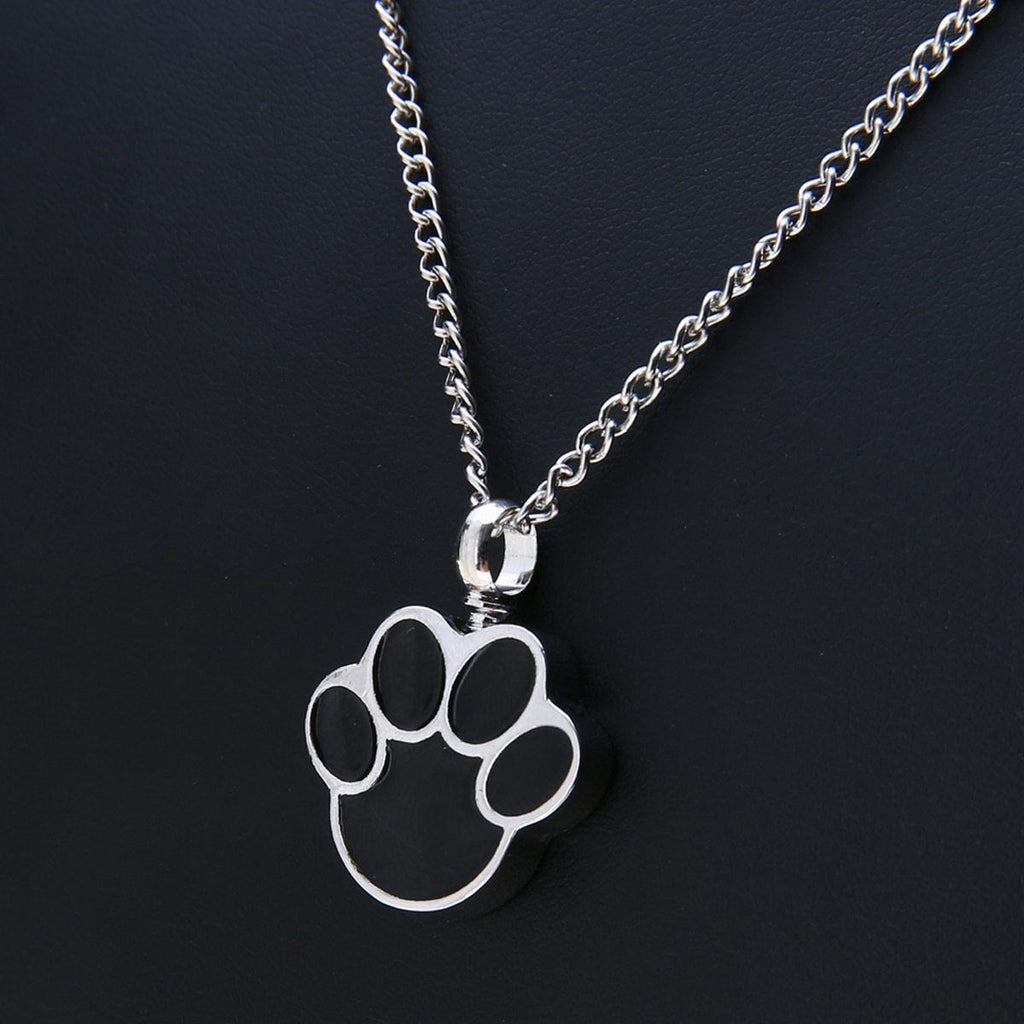 Cremation Necklace - Cute Pet Paw Cremation Necklace