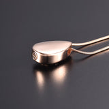 Cremation Necklace - Dove Peace Teardrop Cremation Urn Necklace