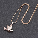 Cremation Necklace - Dove Shaped Cremation Urn Necklace