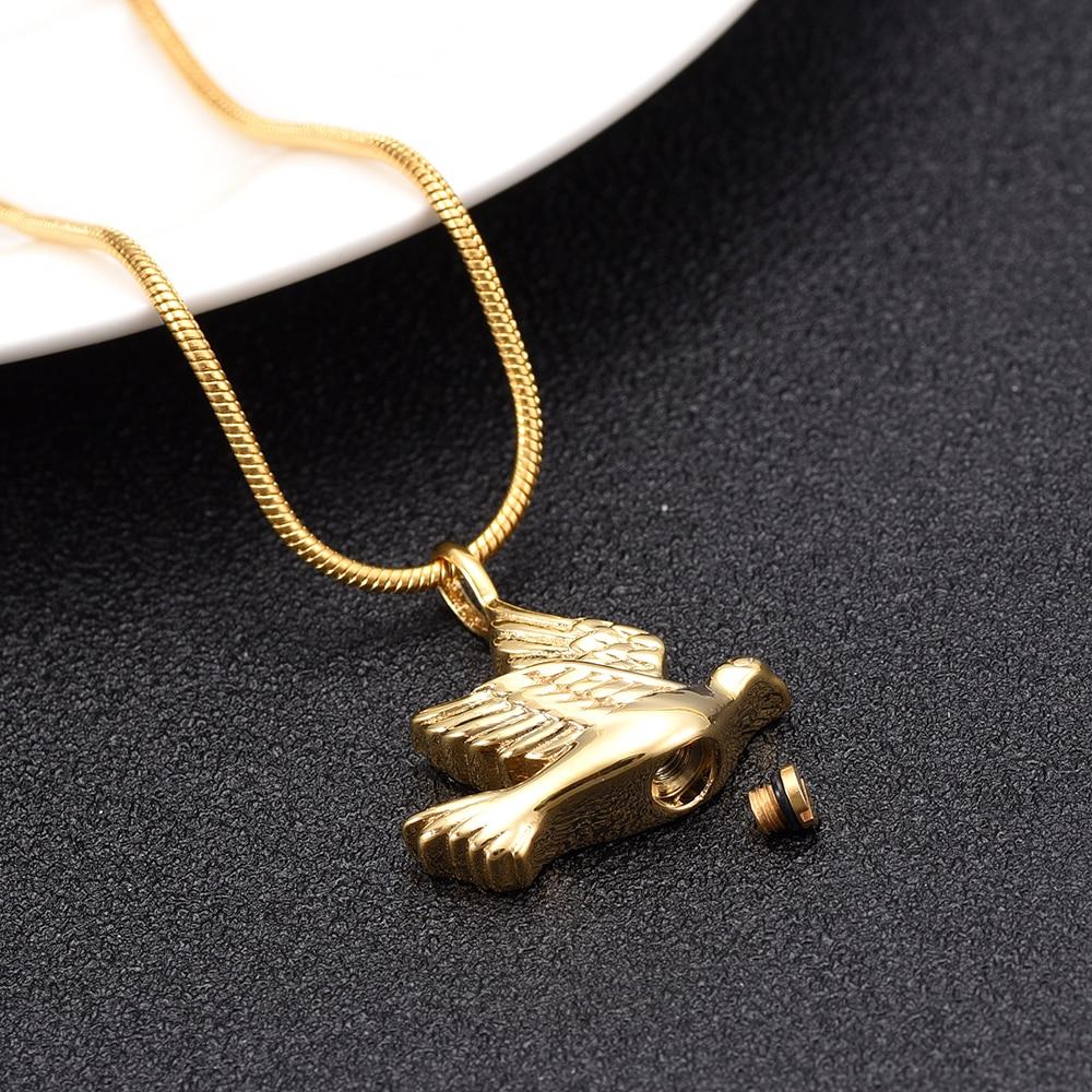 Cremation Necklace - Dove Shaped Cremation Urn Necklace