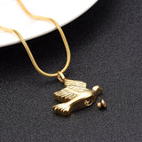 Cremation Necklace - Dove Shaped Cremation Urn Necklace