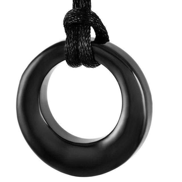 Cremation Necklace - Eternal Circle Cremation Urn Necklace