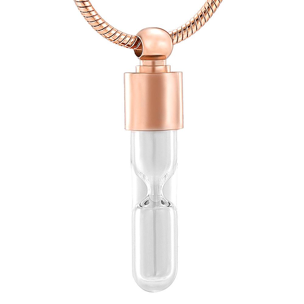 Gold hourglass urn necklace sale