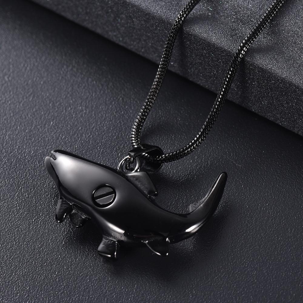 Cremation Necklace - Fish Shaped Cremation Urn Necklace