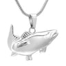 Cremation Necklace - Fish Shaped Cremation Urn Necklace