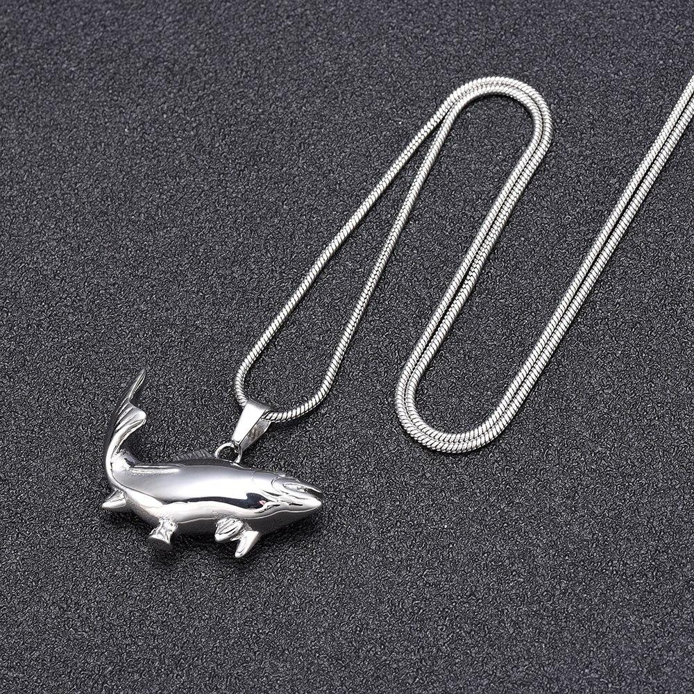 Cremation Necklace - Fish Shaped Cremation Urn Necklace