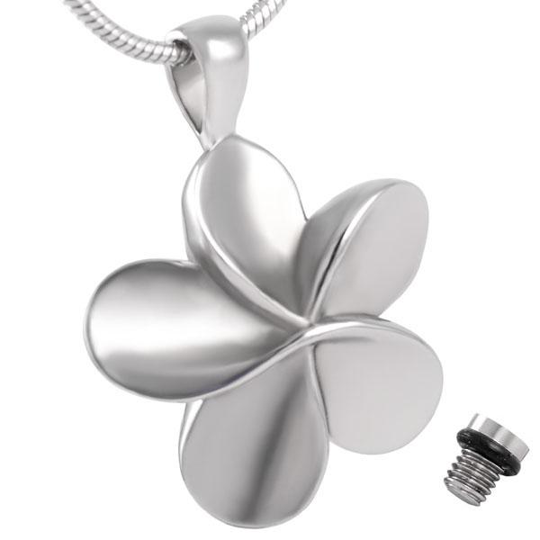 Cremation Necklace - Flower Cremation Urn Necklace