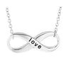 Cremation Necklace - Forever Love Infinity Shaped Cremation Urn Necklace