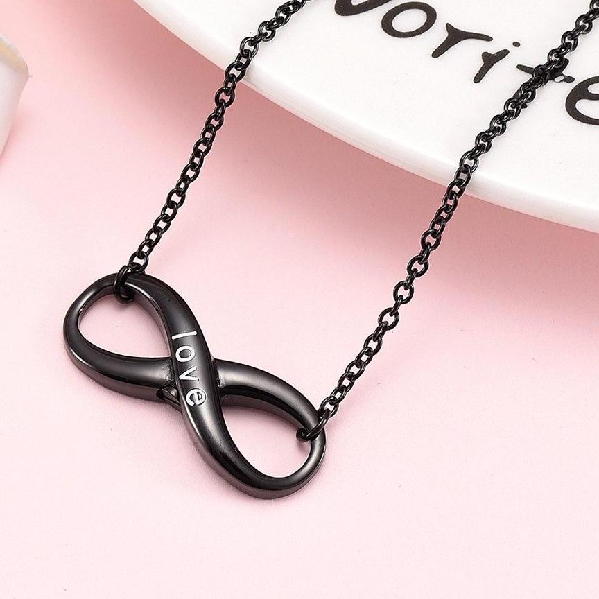 Cremation Necklace - Forever Love Infinity Shaped Cremation Urn Necklace