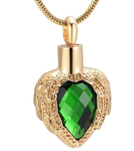 Cremation Jewelry Heart Urn Necklace for Ashes for Women Gilrs Memorial  Keepsake Birthstone Pendant - Walmart.com