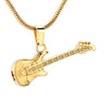 Cremation Necklace - Guitar Cremation Urn Necklace