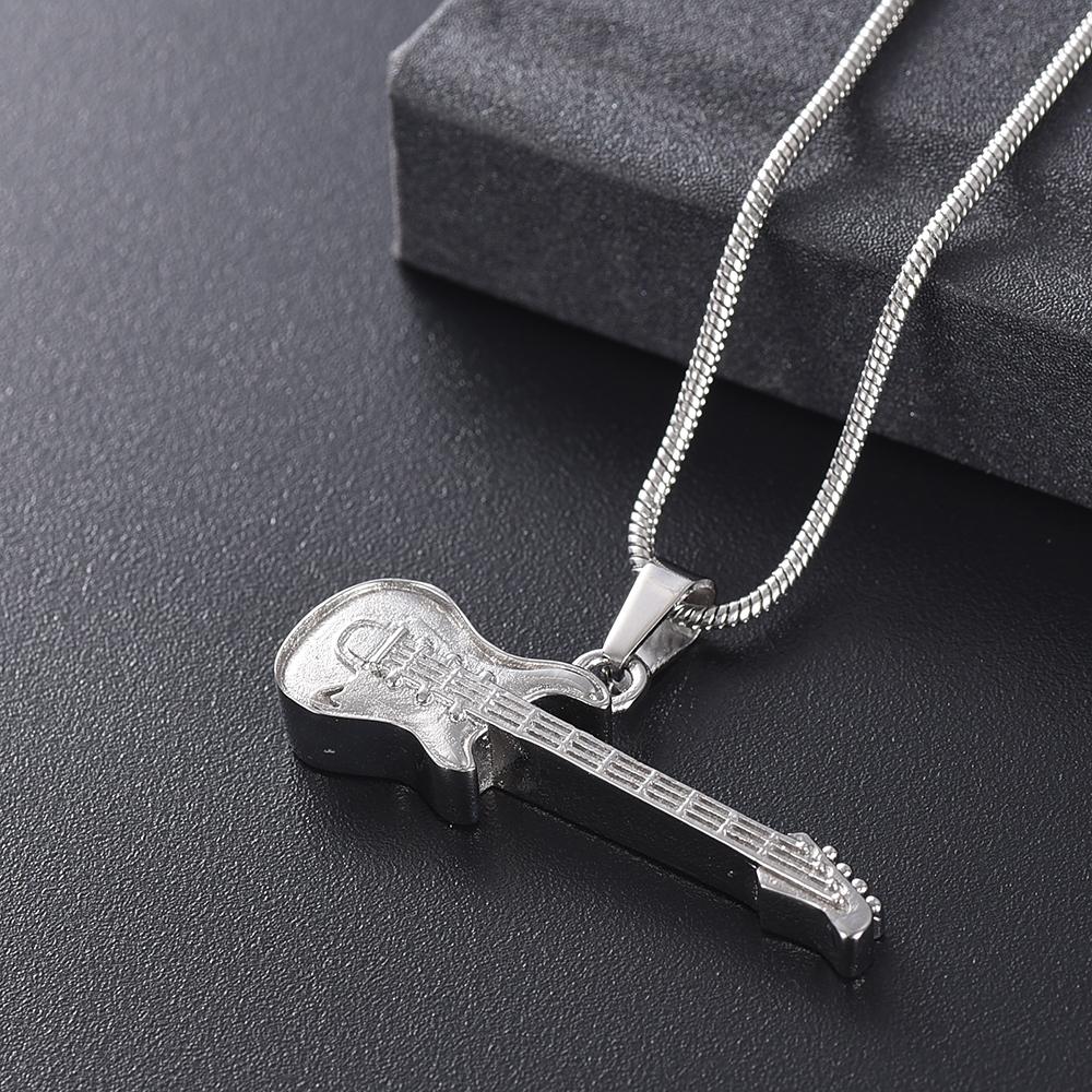 Guitar Cremation Urn Necklace Chain Bereavement Gift | eBay